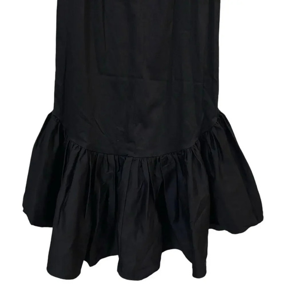 NWT Making The Cut Black Mermaid Dress XS Romantic Ruffle Flounce Runway Fashion - Picture 4 of 15